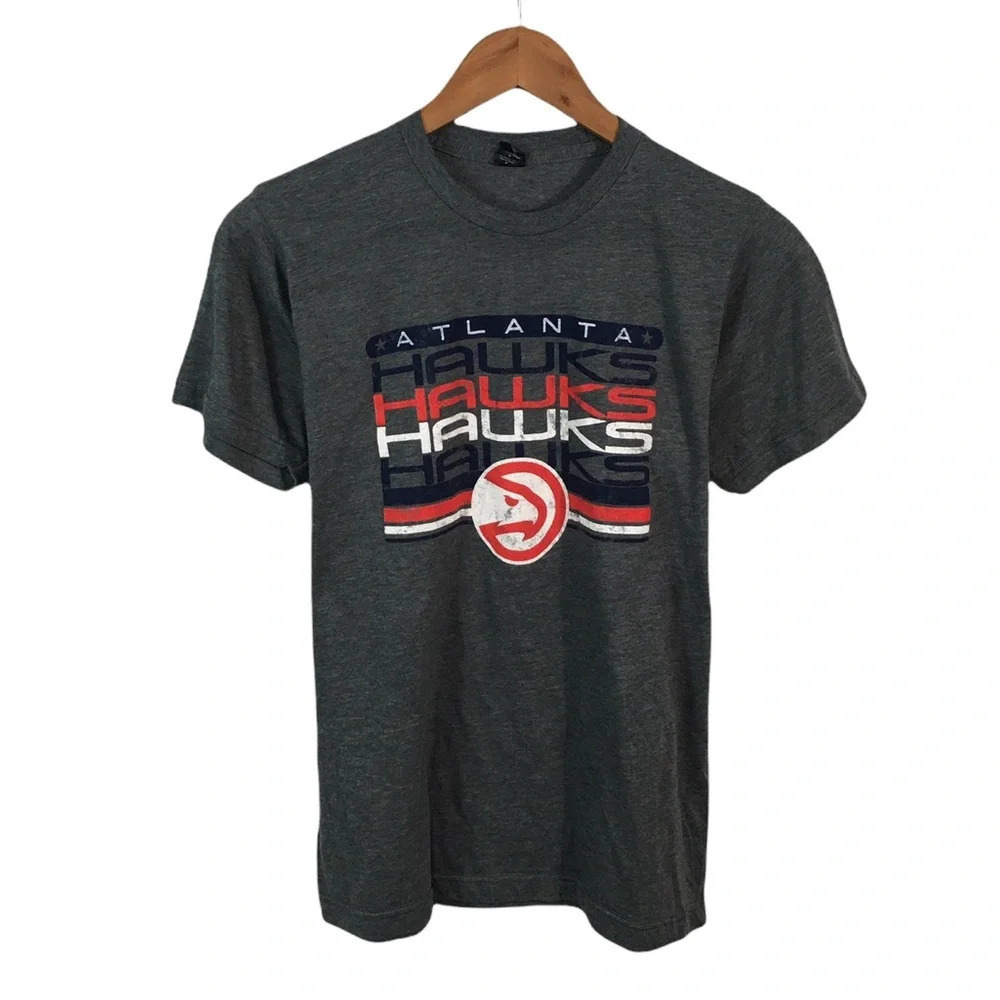 TS388 Mens TULTEX ATLANTA Hawks NBA Basketball Team T Shirt S